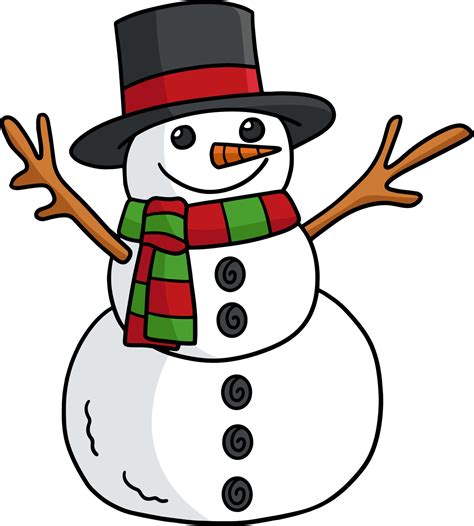 Christmas Snowman Cartoon Colored Clipart 11415728 Vector Art at Vecteezy