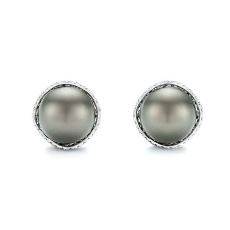 Pearl and Diamond Drop Earrings #103618 - Seattle Bellevue | Joseph Jewelry