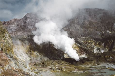 Walking on an active volcano - White Island - All the places you will go