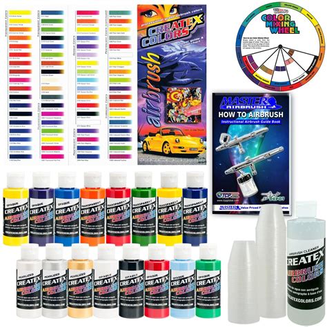 Super 16 Color Starter Kit - Pack of 50 - 1 Ounce Paint Mixing Cups ...