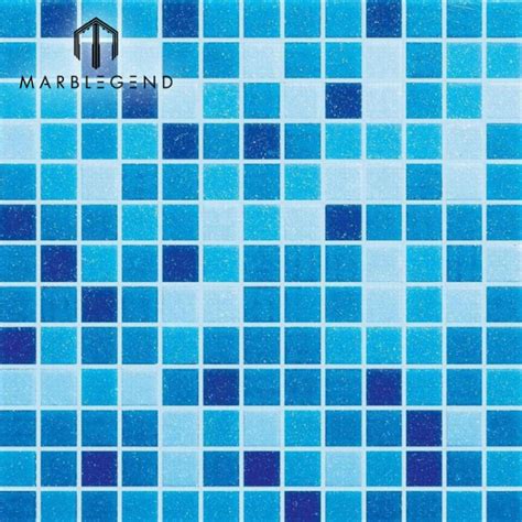 2x2cm Ice Jade Blue Glass Mosaic Swimming Pool Tile | Swimming Pool ...