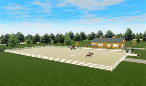 Indoor & Outdoor Horse Arena Plans | Premier Horse Arena Plans