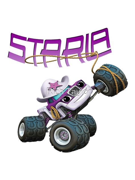 "STARLA - BLAZE AND THE MONSTER MACHINES" by Rich Taylor | Redbubble