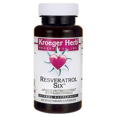 Kroeger Herb Resveratrol Six - Japanese Knotweed 60 Veg Caps - Swanson®