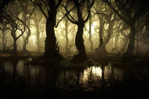 Scary swamp Stock Photos, Royalty Free Scary swamp Images | Depositphotos