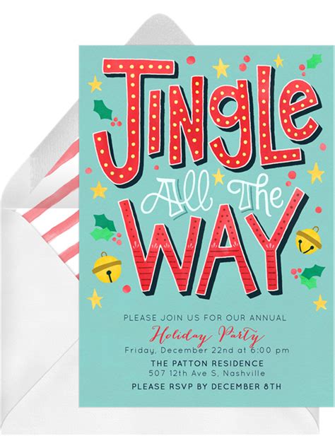 14 Christmas Party Invitations to Make the Season Bright - STATIONERS