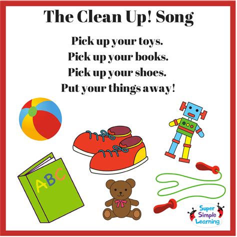 Clean Up! - Super Simple | Kids songs, Clean up, Songs for toddlers