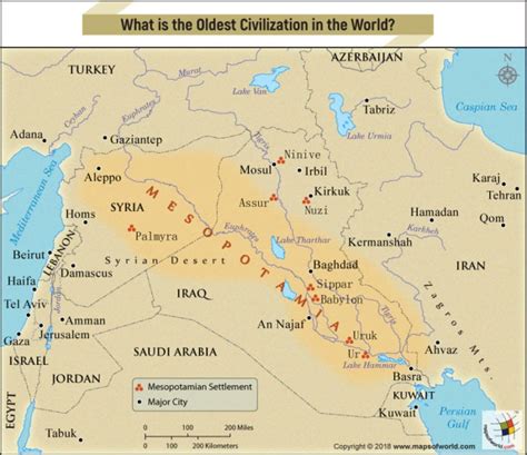 Mesopotamian Civilization Map - Answers