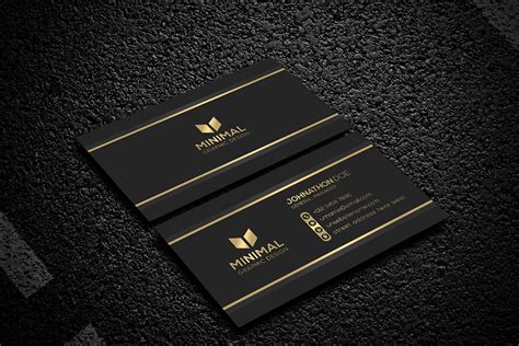 Black & Gold Business Card - Design Cuts