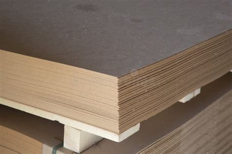 Fiberboard Sheet.Building Material Stock Photo - Image of page, kraft ...