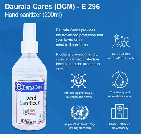 E296 - DCM Hand sanitizer in spray bottle (200 ml) - Best corporate Gifts