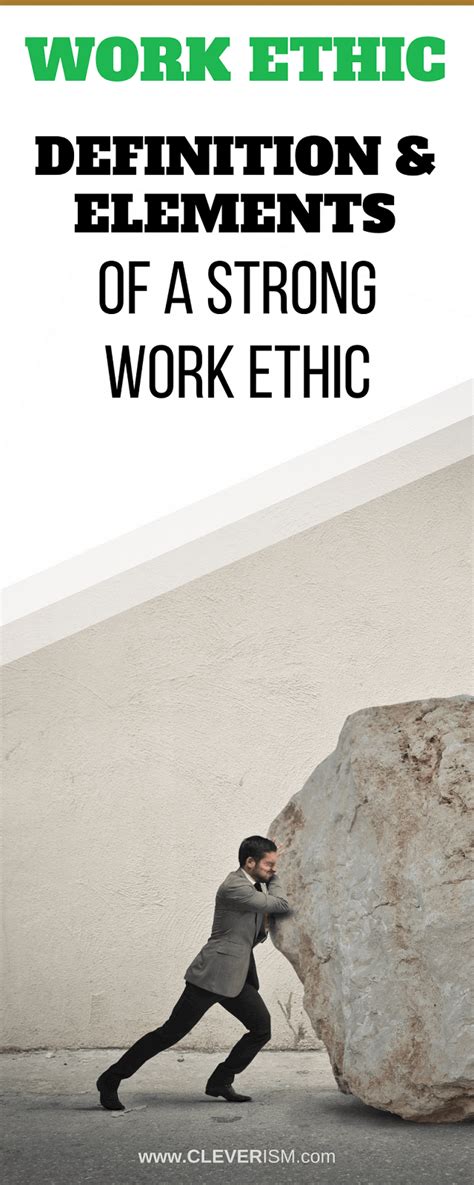 Work Ethic Definition & Elements of a Strong Work Ethic | Ethics ...