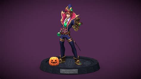 Bewitching Ezreal 🎃| LoL Custom Skin - 3D model by Yoru Skins ...