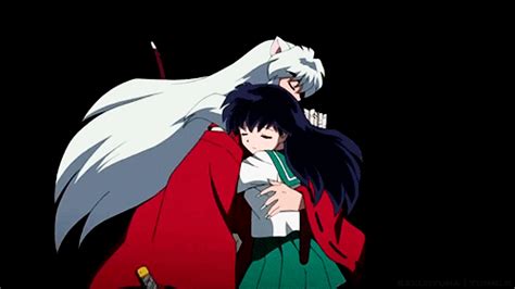 Inuyasha Kagome Kiss GIFs - Find & Share on GIPHY