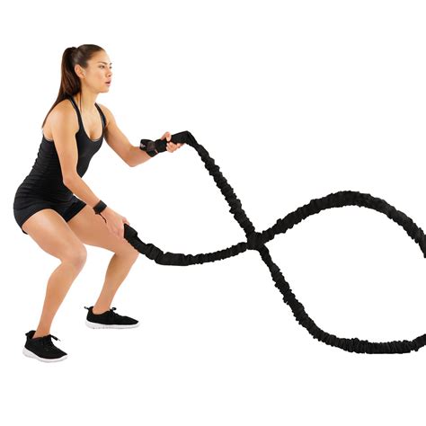 EFITMENT Elastic Battle Rope Exercise Training Fitness Rope, 1.1in Dia ...