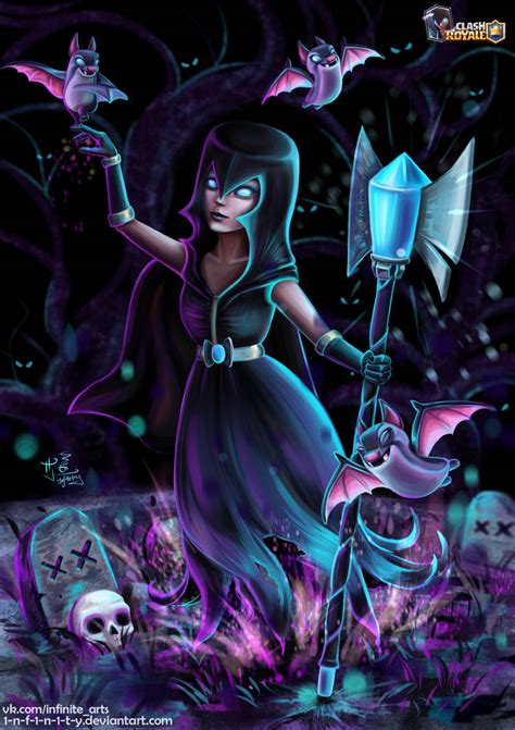 NIGHT WITCH (Clash Royale fanart) by PolinaReed on DeviantArt