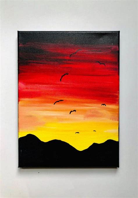 Sunset Watercolor Tattoo Ideas ~ 30+ Easy Sunset Painting Tutorials ...