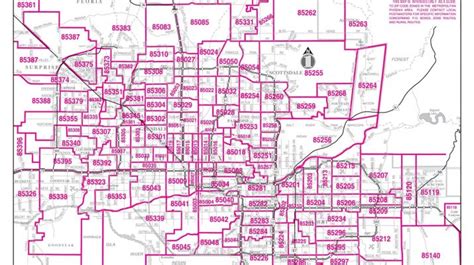 Scottsdale Zip Code Map - Scottsdale AZ