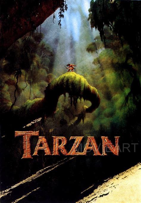 Tarzan Movie Poster Walt Disney Original 1999 Poster (a ...