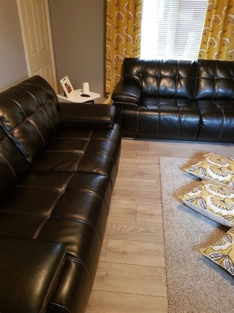 2 leather sofas from scs | in Basford, Nottinghamshire | Gumtree