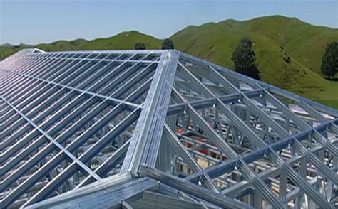 Steel house, Steel frame construction, Steel trusses