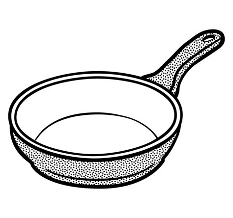 Frying Pan Drawing | Free download on ClipArtMag