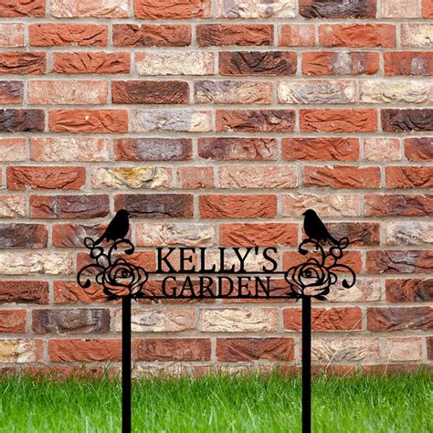 Custom Garden Metal Signs-metal Garden Stake - Etsy