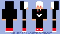 Cool white haired boy (without a bandit) Minecraft Skin