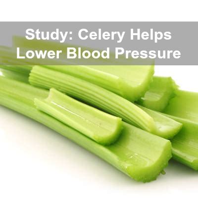 Compound Found in Celery Helps Lower Blood Pressure