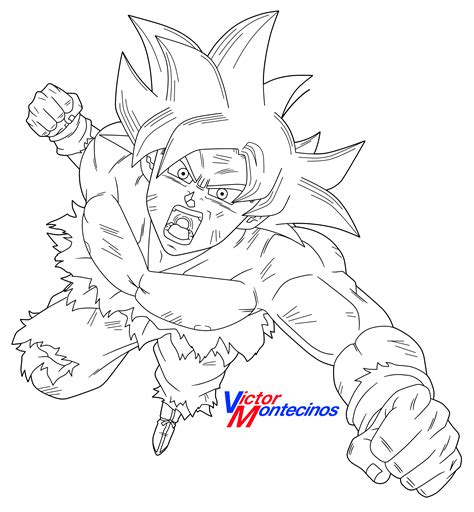 [√ Imprimir imagem!] Dragon Ball Super Para Pintar Goku – dragon ball ...