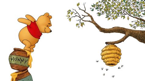 Pooh, Winnie the pooh, Tree branches