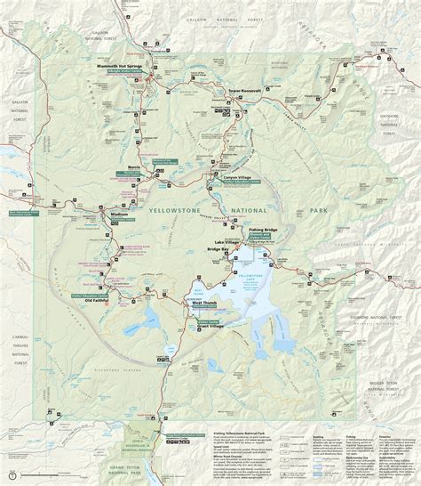 Yellowstone National Park Map - The Best Maps of Yellowstone