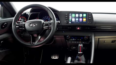 2021 Hyundai Elantra N Line Interior Design and Features - YouTube