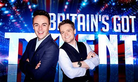 Ant and Dec to QUIT as hosts of Britain’s Got Talent? | TV & Radio ...