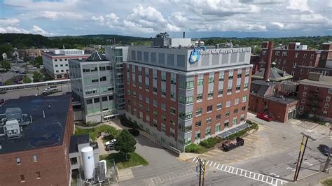 Quick flyover of downtown Lewiston and Central Maine Medical Center ...