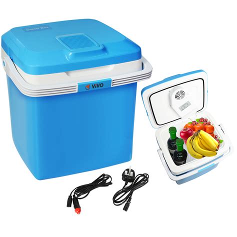 26L Electric Coolbox Cooler Hot Cold Portable Cool Box Car Home 240V AC ...