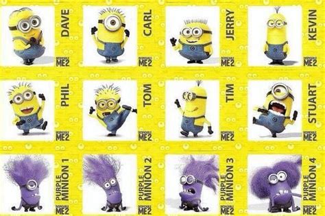 Ukuran X Banner Minions Names Characters - IMAGESEE