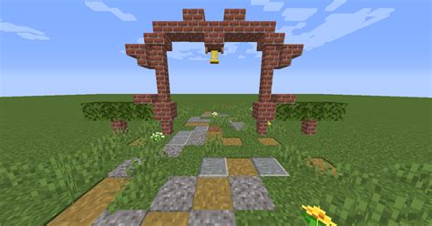 Garden Entrance Idea : r/Minecraft