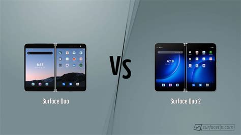 Surface Duo vs. Surface Duo 2 - Detailed Specs Comparison