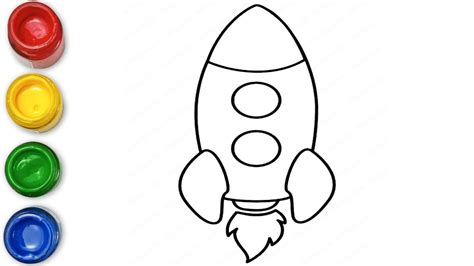 How To Draw Rocket | Rocket Drawing | Rocket | Smart Kids Art - YouTube