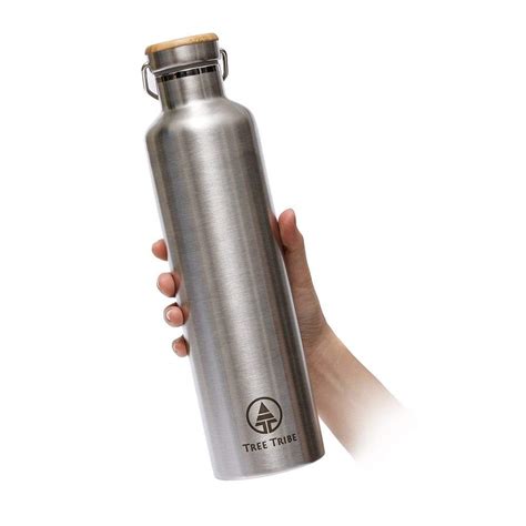 Insulated 1 Liter Stainless Steel Bottle / Thermos with Tribe Logo