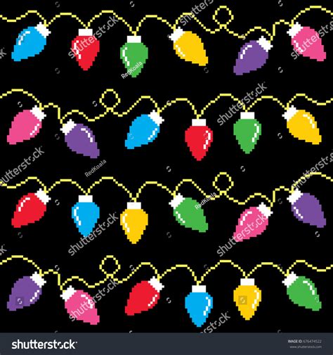 7,349 Christmas Lights Pixel Images, Stock Photos & Vectors | Shutterstock