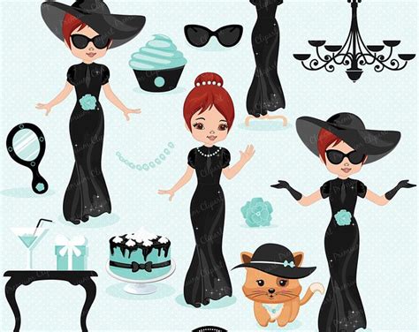 Chic clipart, Fashion clipart, Diva clipart, Glamour clipart, Girl ...