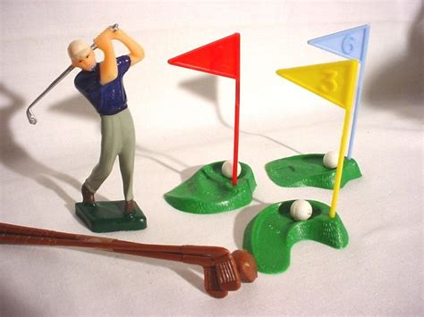 Vintage Golf Golfer Player Cake Topper by RebeccasTreasury on Etsy