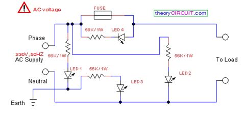 Earth Fault Indicator Circuit Archives - theoryCIRCUIT - Do It Yourself ...