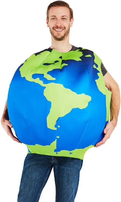 Amazon.com: Adult Earth Costume One Size Fits Most : Clothing, Shoes ...