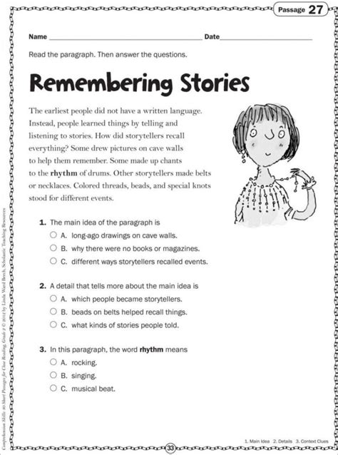 Reading Comprehension Worksheets 2Nd Grade To Free Download — db-excel.com