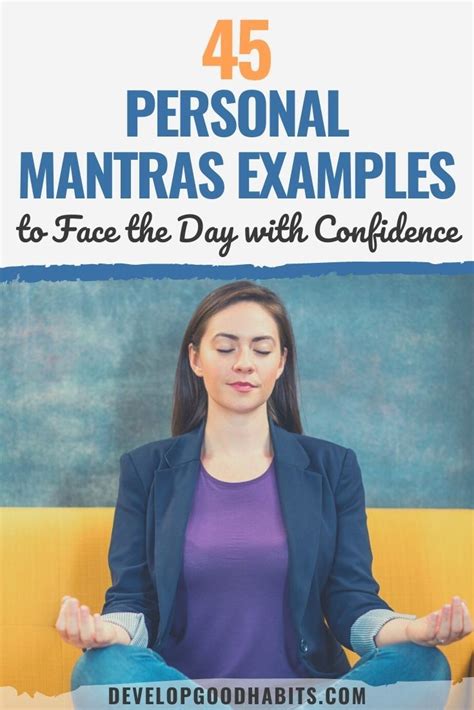 45 Personal Mantras Examples to Face the Day with Confidence