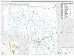 Itasca County, MN Map (Premium Style)