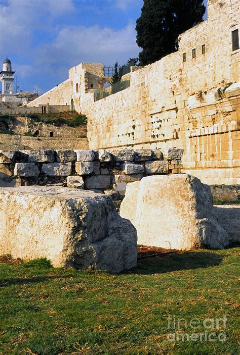 Archaeological Garden Southern Temple Mount Photograph by Thomas R ...